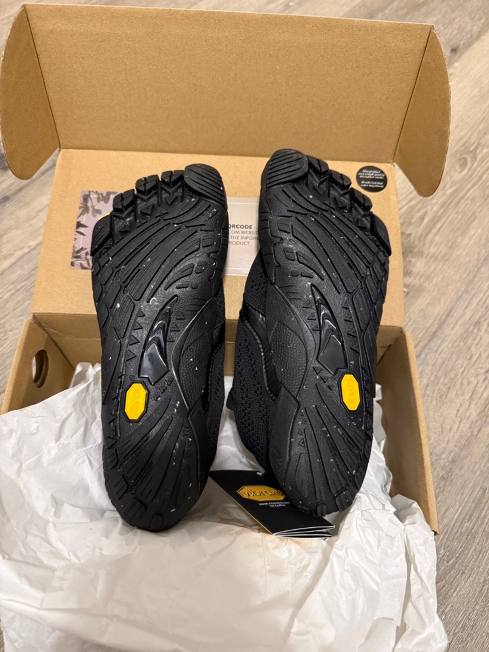 Vibram FiveFingers KMD EVO Women's Black EU 37 New In Box - Picture 2 of 9